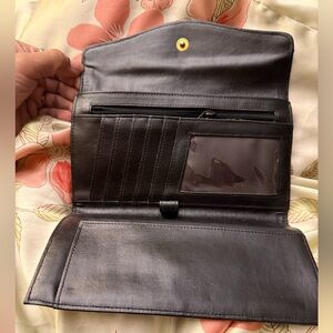 Vintage EEL SKIN Soft Genuine Leather Wallet Made in Korea